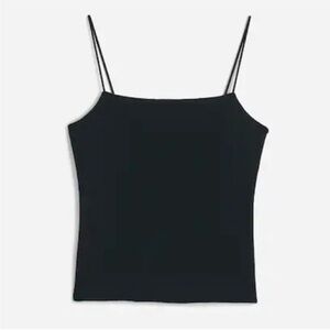 NWOT Madewell Squareneck Tank Top - Black